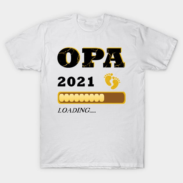 Opa 2021 loading Vater Kind T-Shirt by JG0815Designs